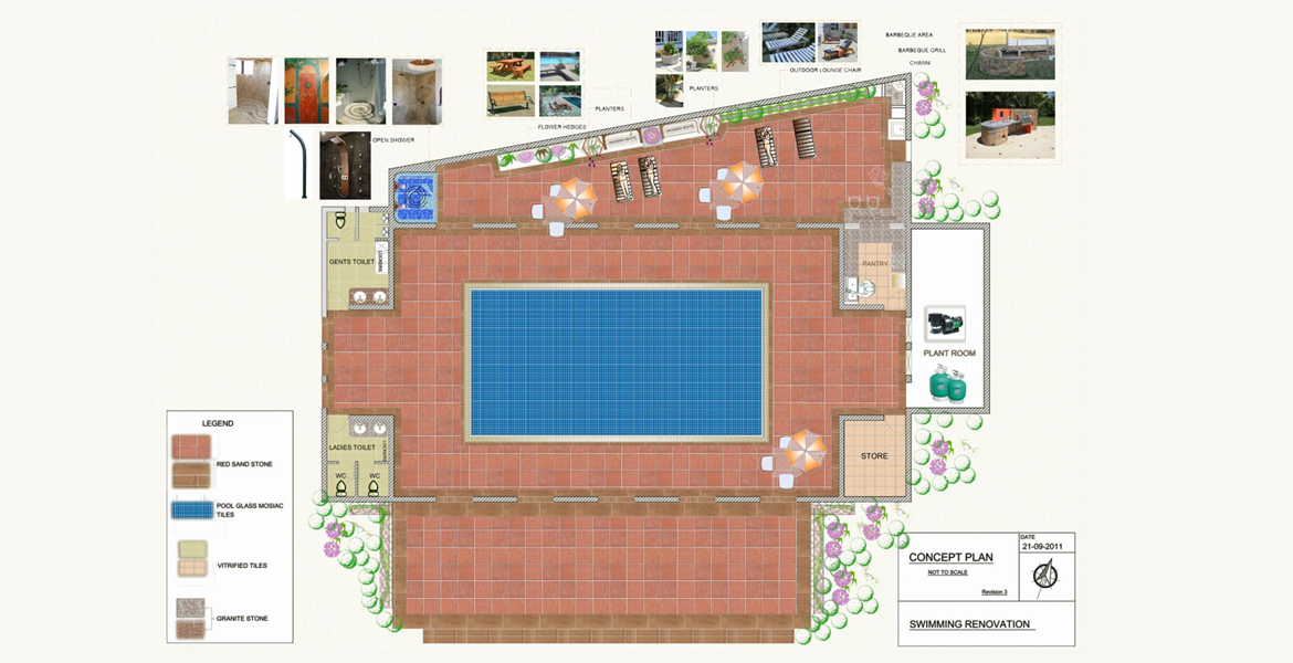 BRAZZIL EMBASSY POOL